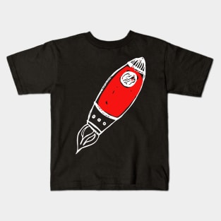 Rocket Doodle White Kids T-Shirt